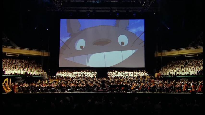 Joe Hisaishi in Budokan 25 years with the Animations of Hayao Miyazaki 2009